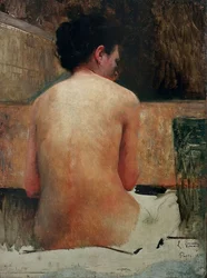 Nudo femminile, supino